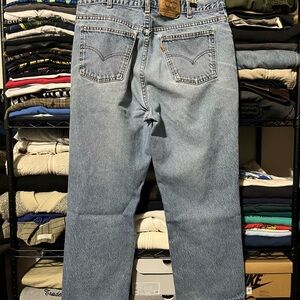 90s orange tab Levi's Relaxed Fit Light Blue Jeans